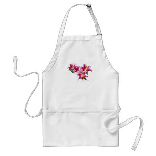 Stargazer Lily Heart Standard Apron