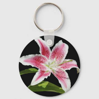 Stargazer Lily Key Ring