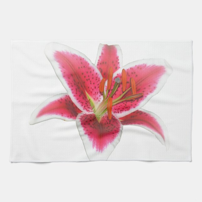 Stargazer Lily Kitchen Towels (Horizontal)