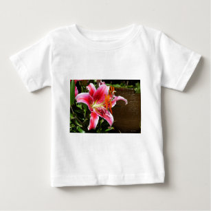 Stargazer Lily Photograph Baby T-Shirt