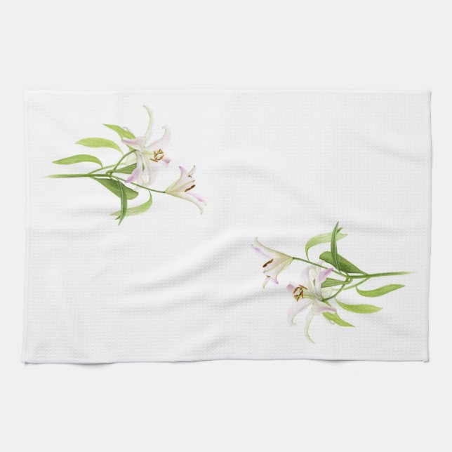 Stargazer Lily Tea Towel (Horizontal)