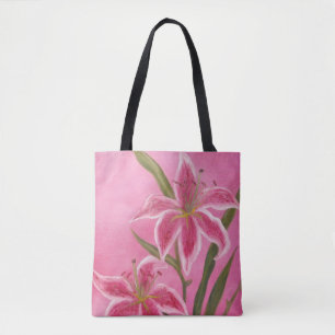 Stargazer Lily Tote Bag
