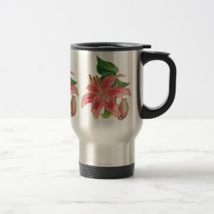 Stargazer Lily Travel Mug