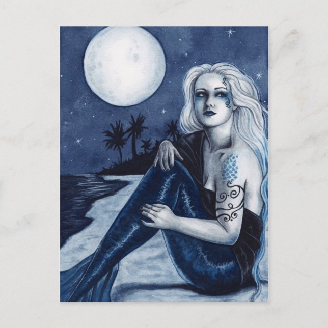 Stargazer Mermaid Postcard (Front)