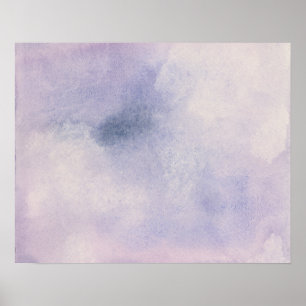 Stargazer   Purple & Blue Poster