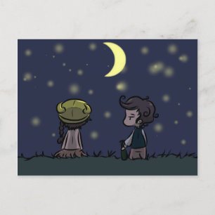 Stargazing postcard