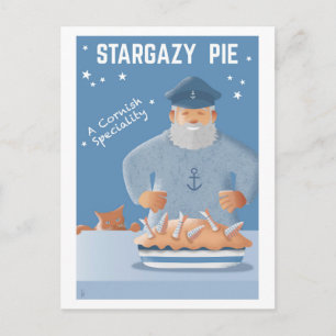 Stargazy Pie postcard