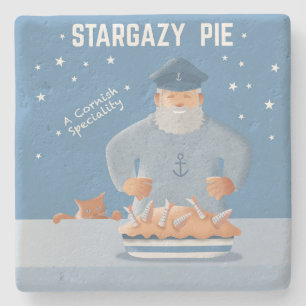 Stargazy Pie Stone Coaster