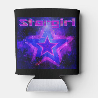 StarGirl - Purple And Black Koozie