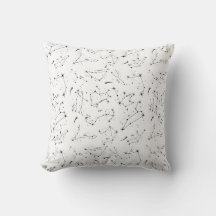 Starglow Dreams: Constellation Pattern Pillow