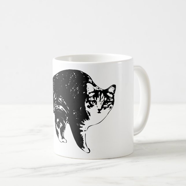 Starglow Tabby Peek Coffee Mug (Front Right)