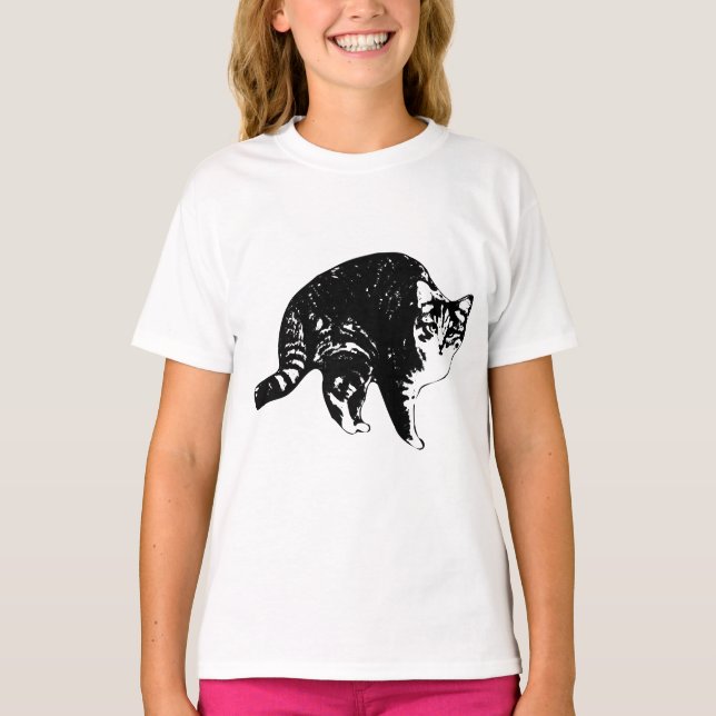 Starglow Tabby Peek T-Shirt (Front)