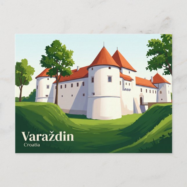 Stari Grad Castle Croatia Postcard (Front)
