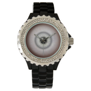 Staring Grey Eyeball Watch