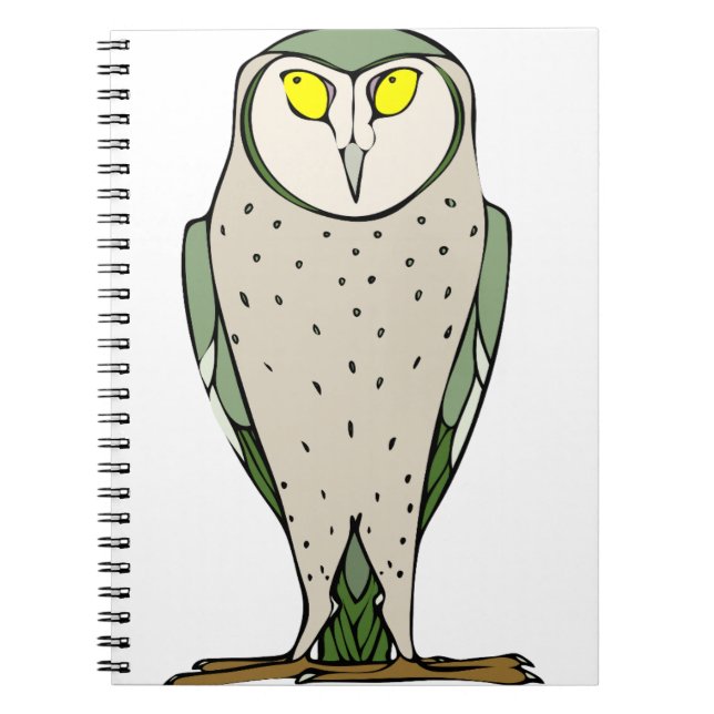 Staring Owl Notebook (Front)