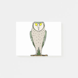 Staring Owl Post-it Notes