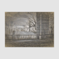 Stark Barn and Silo in Haunted Surroundings