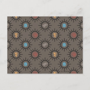Stark, Lannister, Targaryen, Night King Pattern Postcard
