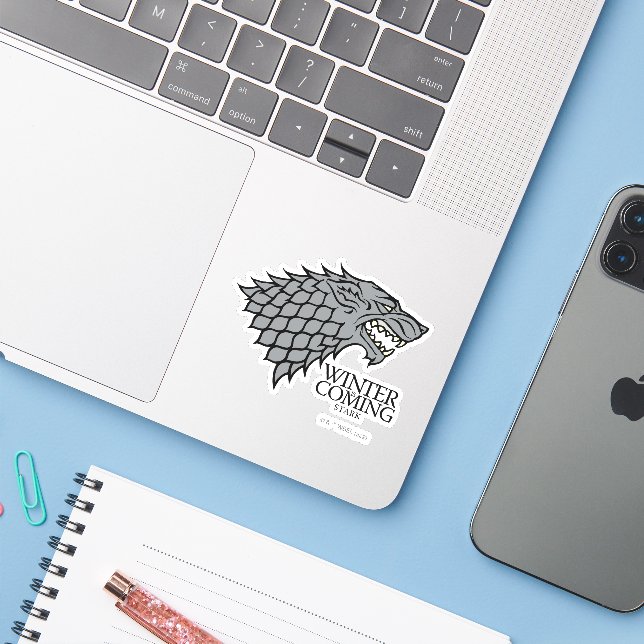 Stark Sigil - Winter Is Coming (Laptop w/ iPhone)