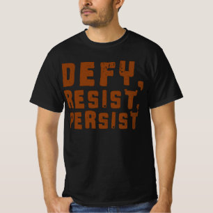 Starkes Widerstandsdesign T-Shirt