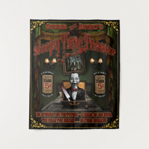 Starko the Dummy Sideshow Banner Tapestry