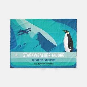 Starkweather-Moore Antarctic Expedition Fleece Blanket
