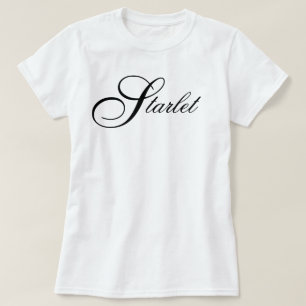 "Starlet" iconic chic minimalist aesthetic script  T-Shirt