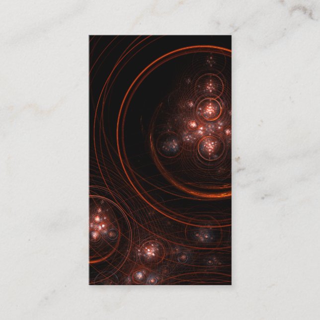 Starlight Abstract Art Business Card (Front)
