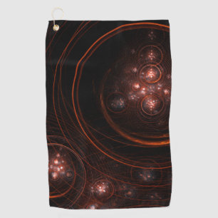 Starlight Abstract Art Golf Towel