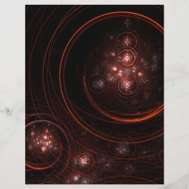 Starlight Abstract Art Letterhead (Front)