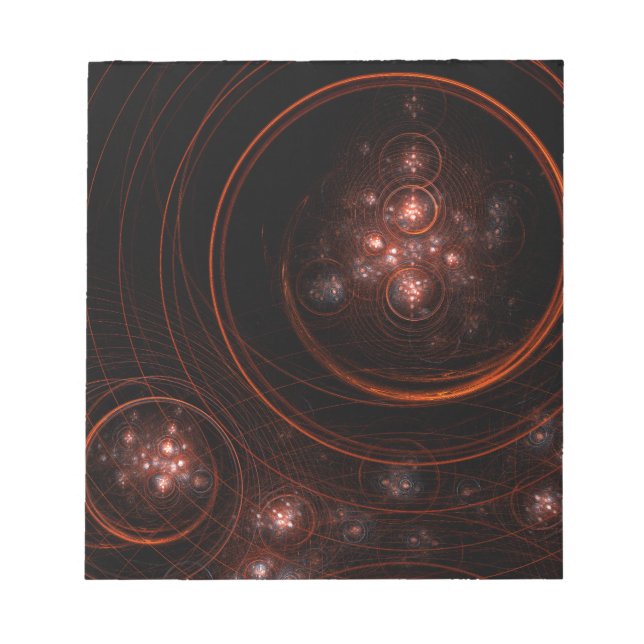 Starlight Abstract Art Notepad (Front)