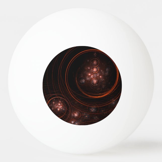 Starlight Abstract Art Ping Pong Ball (Front)