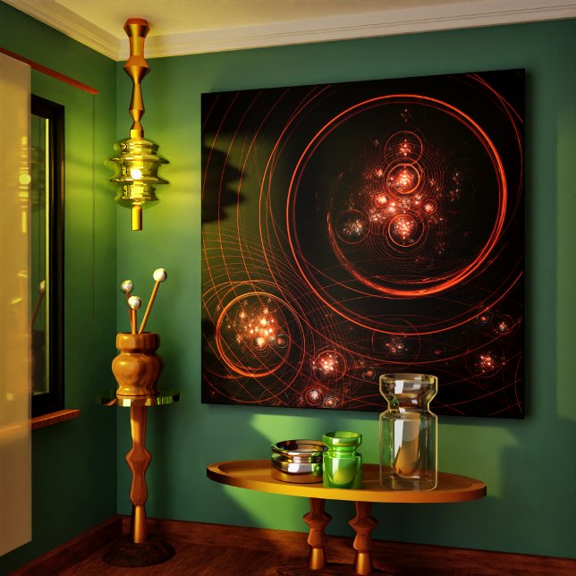 Starlight Abstract Art Wrapped Canvas Print (Starlight Abstract Art Wrapped Canvas Print)