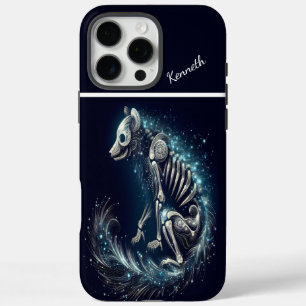 Starlight Canine Skeleton iPhone 16 Pro Max Case