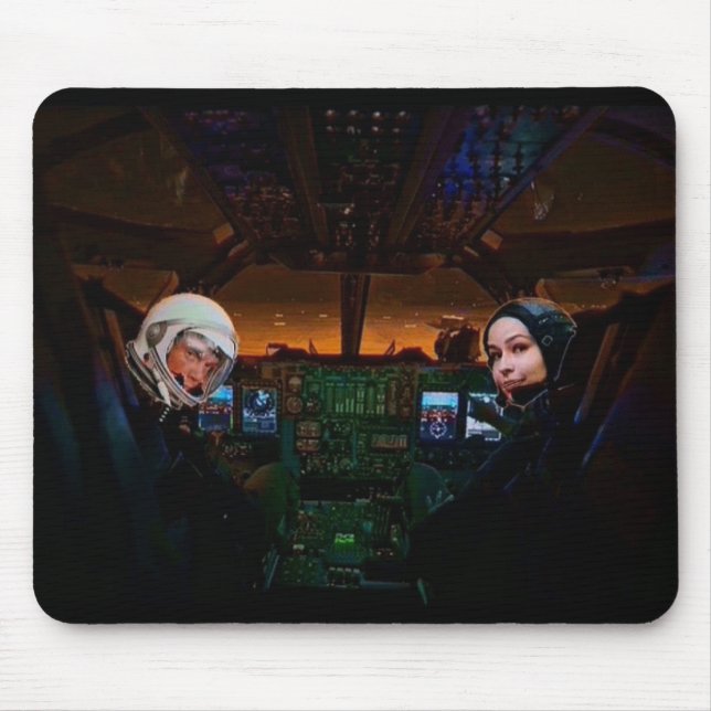 Starlight cosmonauts mouse mat (Front)