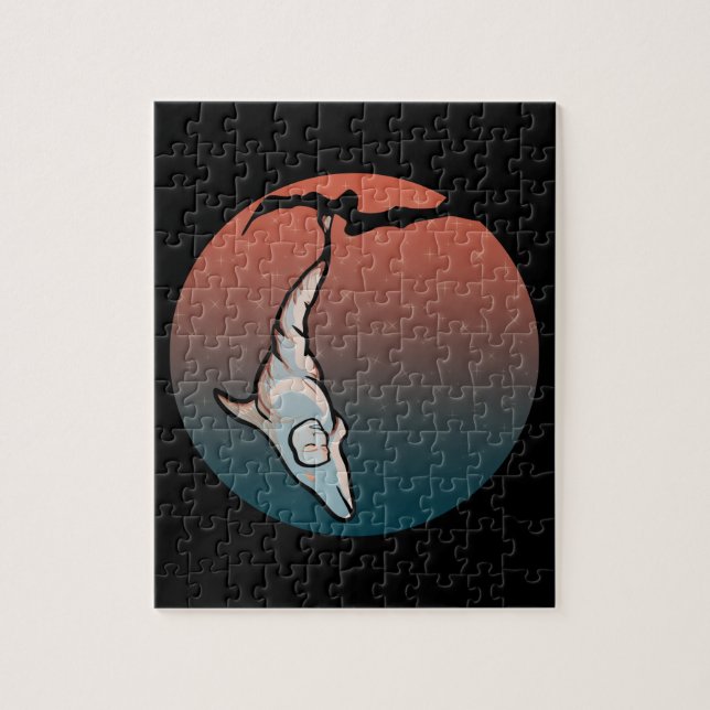 starlight dolphin cocoon jigsaw puzzle (Vertical)