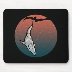 starlight dolphin cocoon mouse mat