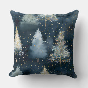 Starlight Evergreen Dreams Botanical Cushion