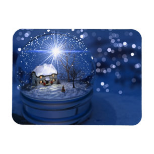 Starlight Globe Christmas Flexible Magnet