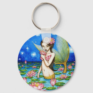 Starlight Lily Mermaid Key Ring