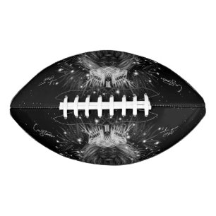 Starlight Lion with Crown Monogram American Football