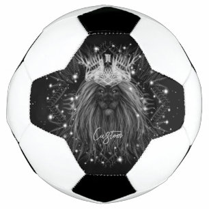Starlight Lion with Crown Monogram Football