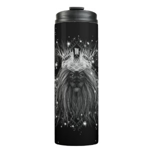Starlight Lion with Crown Monogram Thermal Tumbler