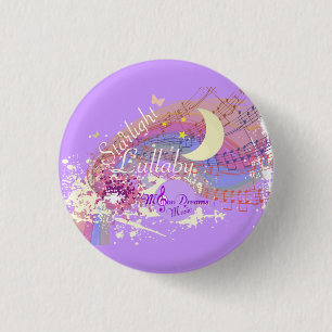 Starlight Lullaby Colorsplash Round Magnet 3 Cm Round Badge