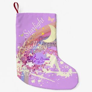 Starlight Lullaby Small Christmas Stocking