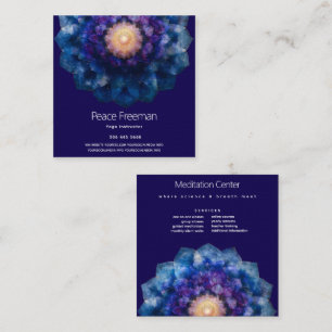 Starlight Mandala Square Business Card