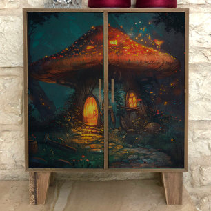 Starlight Mushroom House Decoupage Tissue Paper