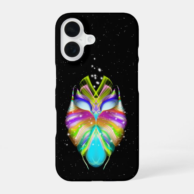 Starlight Oracle Owl iPhone 16 Case (Back)