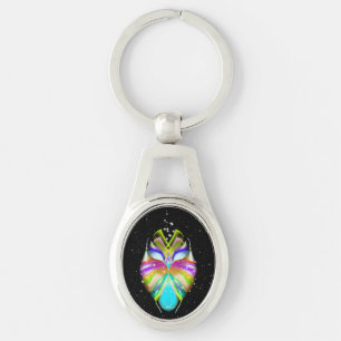 Starlight Oracle Owl Key Ring