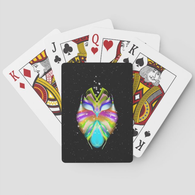 Starlight Oracle Owl Playing Cards (Back)